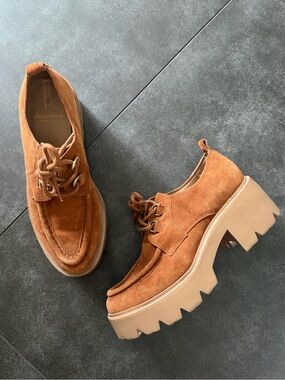 Sam Edelman monna Brown Chunky Loafers